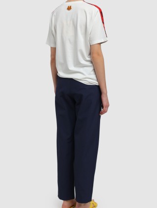 Тёмно-синие брюки KENZO: фото 2 - Invogue