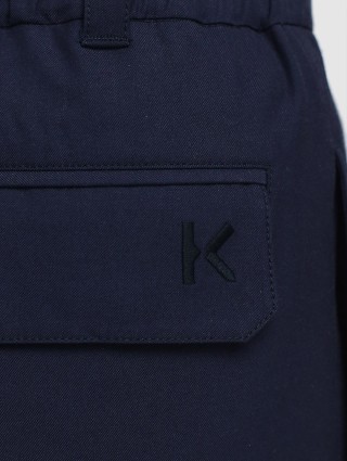 Тёмно-синие брюки KENZO: фото 5 - Invogue