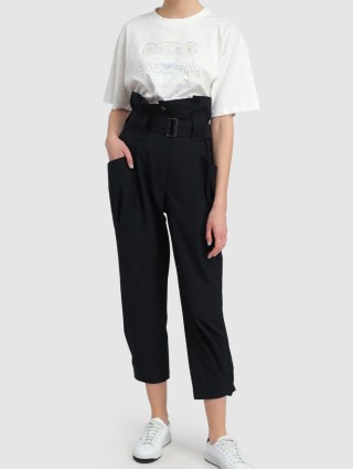 Чёрные брюки KENZO: фото 1 - Invogue