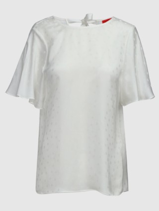 Молочная блуза MAX&CO: фото - Invogue