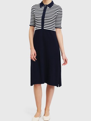 Тёмно-Синее платье MAX&CO: фото 1 - Invogue