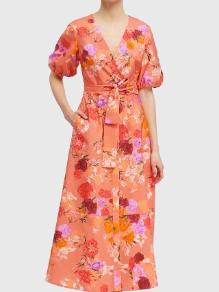 Розовое платье MAX&CO: фото 3 - Invogue