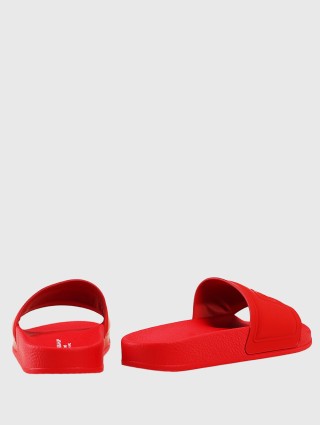 Красные шлепанцы DOLCE&GABBANA KIDS: фото 2 - Invogue