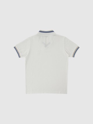 Белое поло DOLCE&GABBANA KIDS: фото 1 - Invogue