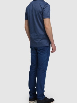 Синее  поло BOSS: фото 2 - Invogue