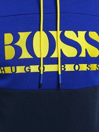 Синее  худи BOSS: фото 5 - Invogue