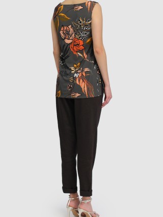 Сірий топ MARC CAIN : фото 2 - Invogue