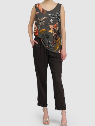 Сірий топ MARC CAIN : фото 1 - Invogue