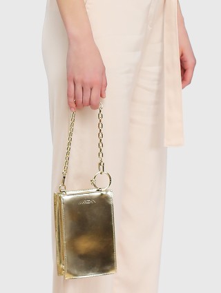 Золотая сумка MARC CAIN: фото 3 - Invogue