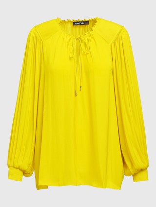 Жёлтая блуза MARC CAIN: фото - Invogue