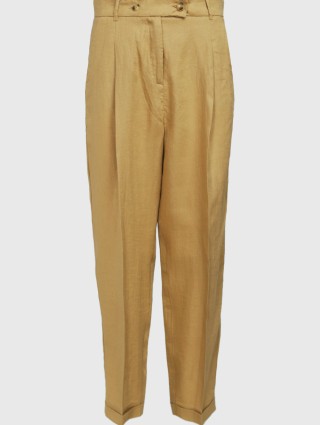 Бежевые брюки MARELLA: фото - Invogue