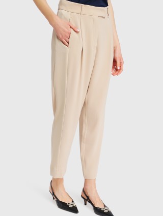 Бежеві брюки MARELLA : фото 3 - Invogue