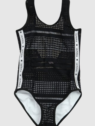 Чорний купальник LA PERLA KIDS : фото - Invogue