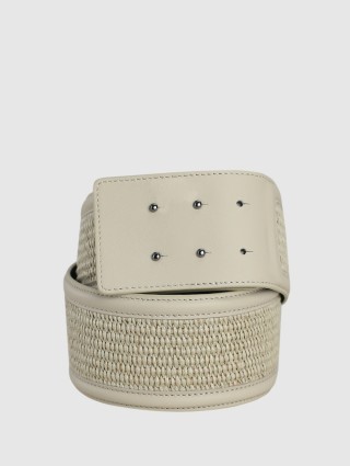 Бежевий ремінь WEEKEND ACCESSORIES : фото - Invogue