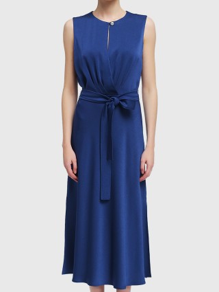 Темно-синя сукня MARELLA : фото 3 - Invogue