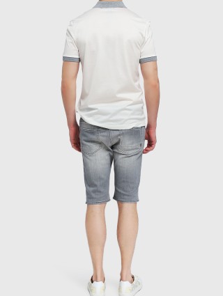 Белое поло BOSS: фото 2 - Invogue