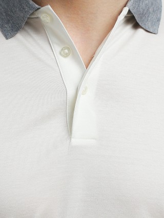 Белое поло BOSS: фото 5 - Invogue