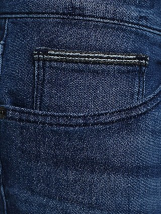 Синие джинсы BOSS: фото 4 - Invogue