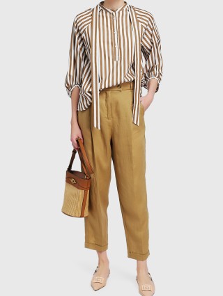 Бежевая сумка MARELLA: фото 1 - Invogue