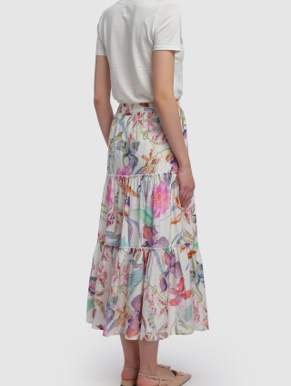 Молочная футболка MARC CAIN: фото 2 - Invogue