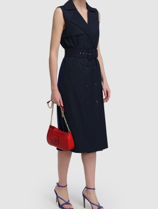 Тёмно-Синее платье MARELLA: фото 1 - Invogue