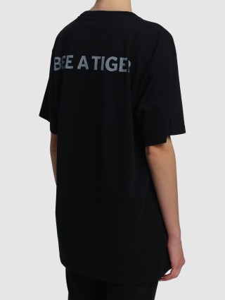 Чёрная футболка KENZO: фото 4 - Invogue