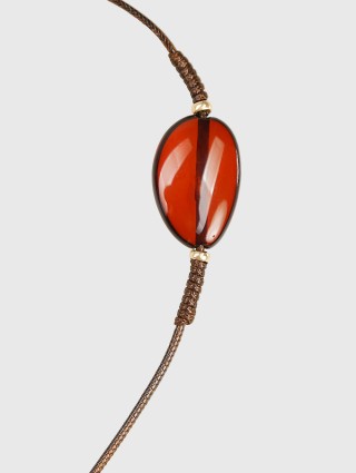 Желтое колье WEEKEND ACCESSORIES: фото 2 - Invogue