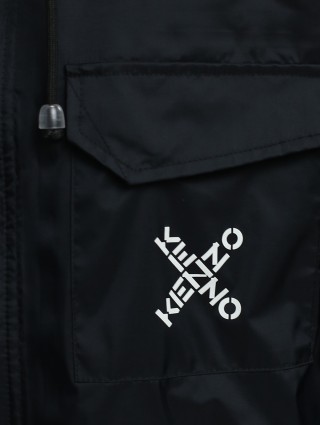 Чёрная куртка KENZO: фото 4 - Invogue