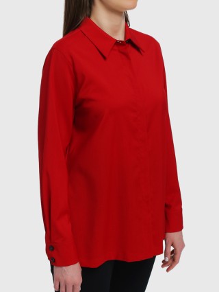 Червона сорочка MARINA RINALDI : фото 2 - Invogue