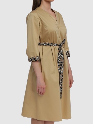 Бежева сукня MARINA RINALDI : фото 2 - Invogue