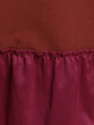 Тёмно-розовая блуза MARINA RINALDI: фото 4 - Invogue