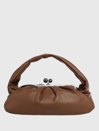 Коричневый клатч WEEKEND ACCESSORIES: фото - Invogue