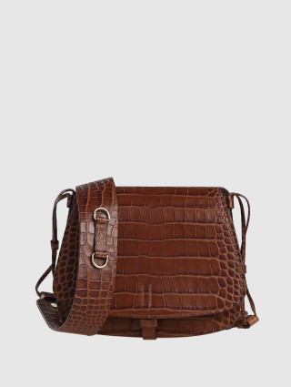 Коричневая сумка WEEKEND ACCESSORIES: фото - Invogue