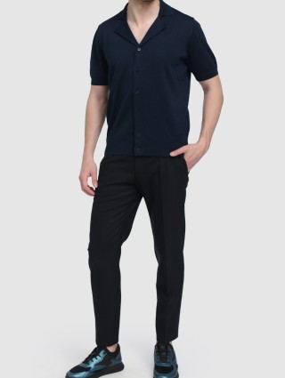 Темно-синя кофта BOSS : фото 1 - Invogue