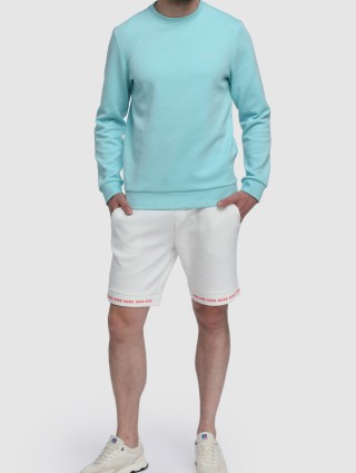 Синий свитер спорт BOSS: фото 1 - Invogue