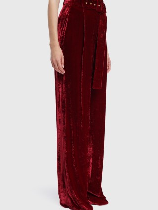 Бордові брюки SPORTMAX : фото 3 - Invogue