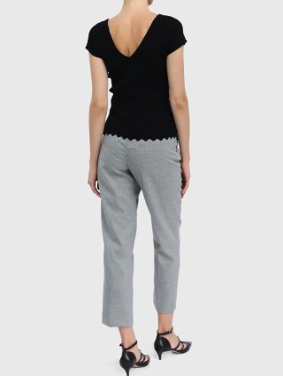 Серые брюки I BLUES: фото 3 - Invogue
