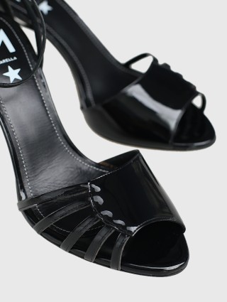 Чорні босоніжки MARELLA : фото 3 - Invogue