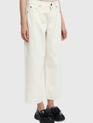 Молочные брюки WEEKEND MAX MARA: фото 2 - Invogue