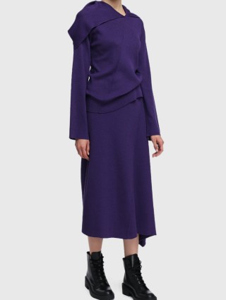 Фиолетовая юбка KENZO: фото 1 - Invogue