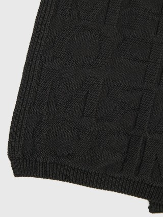 Зелена шапка, шарф EMPORIO ARMANI KIDS: фото 4 - Invogue