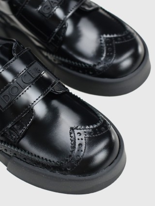 Чорні туфлі DOLCE&GABBANA KIDS : фото 3 - Invogue