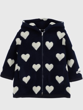 Різнокольорове пальто MONNALISA: фото - Invogue