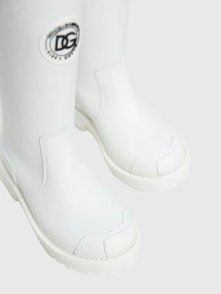 Білі чоботи DOLCE&GABBANA KIDS : фото 3 - Invogue