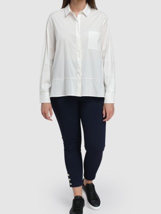 Біла сорочка MARINA RINALDI : фото 1 - Invogue