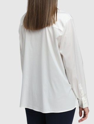 Біла сорочка MARINA RINALDI : фото 3 - Invogue