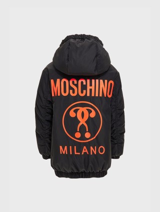 Чорна куртка MOSCHINO KIDS : фото 1 - Invogue