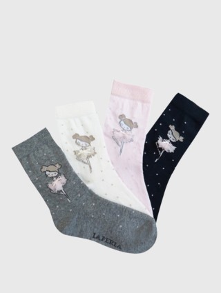 Рожеві шкарпетки LA PERLA KIDS : фото - Invogue