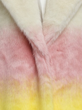 Кремова шуба MARINA RINALDI: фото 4 - Invogue