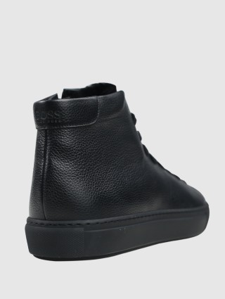 Чёрные кеды BOSS: фото 2 - Invogue